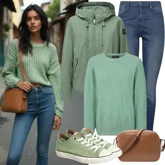 Rojstni dan outfit mit Modra/Svetlo modra Ozke Kavbojke/Push up Kavbojke/Usnjena Jakna/Zimska jakna/Kavbojke Visokega Pasu/Odrezane Kavbojke/Usnjene Čevlje/Kavbojke na Poteg/Termodžinsi/Moška Usnjena Jakna/Gležnarji/Kavbojke z Razporkom United Colors of Benetton "Popolno za pomlad"Look: Dan plaže, Koncert, Pop koncert, Šola, 18. rojstni dan, Rojstni dan