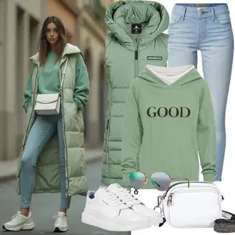 Jubilej outfit mit Bela/Krem Superge Nizka/Platnena superga/Ozka superga/Usnjene superge/Plato-Sneaker Hugo "Prosti čas Outfit"Look: 40. rojstni dan, Bar, Dan plaže, Poroka, Šola, Pop koncert, Pogreb, Jubilej, Rave, Electro
