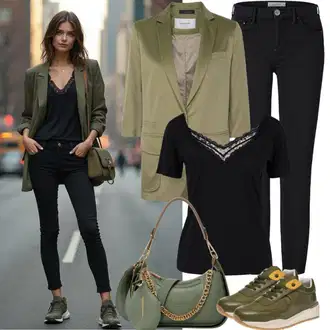 S Pertlanjem Outfit sa Crna Plisirane Traperice/Mom Jean/Sužene Traperice/Dad Traperice/Kožna Jakna/Vrećaste Traperice/Formalna Košulja/High Waist Traperice/Traperice Opuštenog Kroja aware "Stilski izgled za slobodno vrijeme"