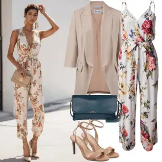 Outfit sa Bež/Smeđa/Kaki Odijelo aware "Stilski outfit za proljeće"