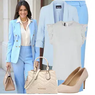 Četvrt rukavi Outfit sa Siva/Krem/Bijela/Srebro Bluza i Tunika/Bluza Veći Broj/Majica I Top Veći Broj Pieces "Jedinstveni outfit za slobodno vrijeme"