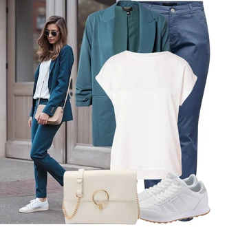 Outfit s Oranžová/Hnědá/Béžová/Bílá/Krémová Pohodlná Bota/Bezpečnostní bota/Lodička s Přezkou/Teniska s dírkovaným vzorem/Tenisky s Bočním Zipem/Bota Na Pěší Turistiku/Nízká Teniska/Teniska na platformě/Zdravotní bota Skechers "Cool každodenní outfit"