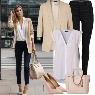 Elegantní Outfit s Bílá/Krémová/Fialová Vintage Halenka/Halenka s Volánem/Rozverná blůza/Krajková Tunika/Krajková Halenka/Extravagantní Halenka/Neobvyklá Halenka/Carmen Blůza/Dětská hračka/Halenka s Mašlí Trendyol "Stylový outfit pro jaro"Look: 20 léta, Elegantní, Retro, 80tá léta