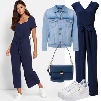 Outfit s Pastelové barvy/Hnědá/Modrá Letní overall/Krátký Overall/Hrací souprava factory price "Stylový vzhled pro jaro"