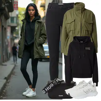 Vsakdanje Outfiti "Udoben videz za pomlad"