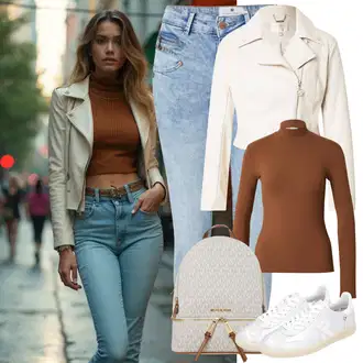 Vsakdanje Outfiti "Udoben videz za pomlad"