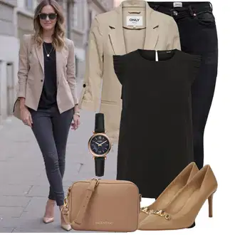 Old Money Outfit sa Crna Traperice Kožna Jakna/Zimska jakna/Traperice s Prorezom/High Waist Traperice/Push-up Traperice/Bikerske Traperice/Kožne Cipele/Termo Traperice Only "Moderan look za slobodno vrijeme"Look: Stil, Rap, cool, Prekrasan, Besprijekorno, Old Money, Običan
