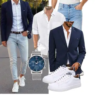 Leinen Hochzeit Outfit mit Unkategorisiert J.VER "Business Outfit"Look: Hochzeit