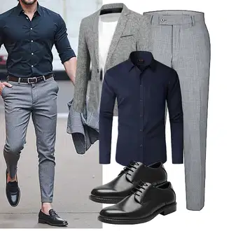 Outfit mit Grau Allthemen "Business Outfit"