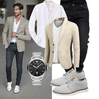Bank Outfit mit Unkategorisiert COOFANDY "Business Outfit"Look: Hochzeit, Bank