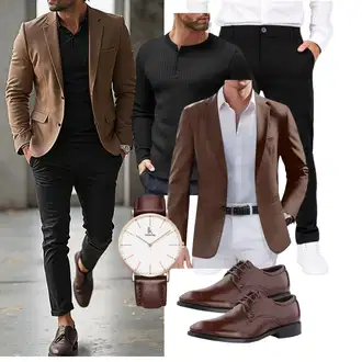 Bank Outfit mit Unkategorisiert COOFANDY "Business Outfit"Look: Bank, Wasen, Date