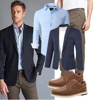 Business Outfits Casual mit Dockers, Unkategorisiert ANALEAF "Business Outfit"Look: Casual, Stil, Rad, Empire, Goa, GoGo, Trendige, Moderne, Glanz, Classic