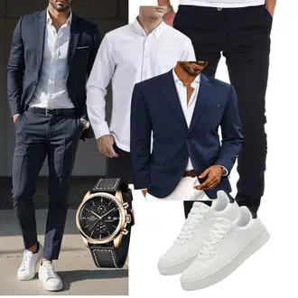 Bank Outfit mit Unkategorisiert PJ PAUL JONES "Business Outfit"Look: Bar, Bank