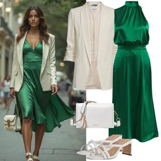 Disko outfit mit Bela/Krem luvishoes "Eleganten videz"Look: Emo, Plemenita, Eleganten, Stari denar, Kul, Disko, Oven