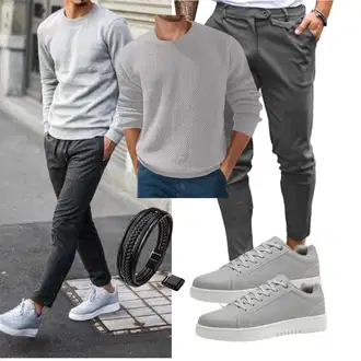 Elegant Abendessen Winter Outfit mit Unkategorisiert QIXING "Freizeit Outfit"Look: Classic, Outdoor, Elegant, Coole, Moderne, Uni, Büro, Chill, Bar, Date, Wasen, Abendessen