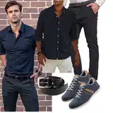 Gold und Schwarz Outfits image