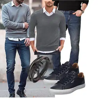 Freizeit Outfits Jeans Winter mit Unkategorisiert COOFANDY "Freizeit Outfit"