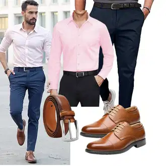 Lounge Outfit mit Dunkelblau/Hellblau Meilicloth "Freizeit Outfit"