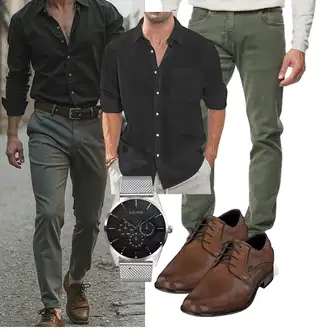 Techno Outfit mit Unkategorisiert J.VER "Freizeit Outfit"Look: Boyfriend, Casual, Sportlich, Streetwear, Schlichte, Uni, Techno, Outdoor, Büro, Zuhause, Stil, Business