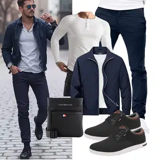 Mini Outfit mit Schwarz Unkategorisiert Tommy Hilfiger "Freizeit Outfit"
