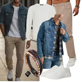 Outfit mit Jacke Lee "Freizeit Outfit"