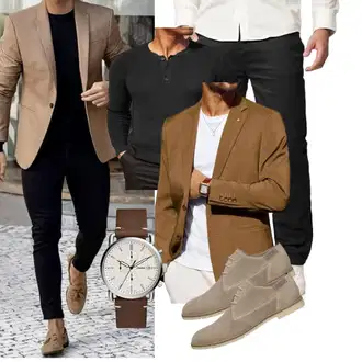 Bank Outfit mit Unkategorisiert PJ PAUL JONES "Freizeit Outfit"Look: Party, Hochzeit, Bar, Bank, Wasen