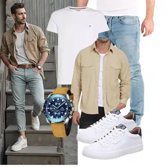 Outfit mit Weiß Unkategorisiert Tommy Hilfiger "Freizeit Outfit"