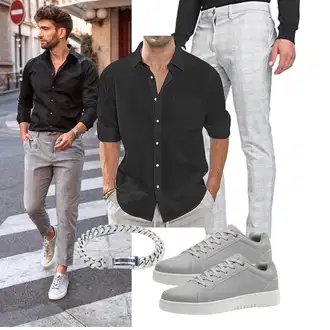 Outfit mit Grau Indicode "Freizeit Outfit"