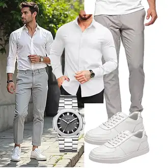 Herbst Outfits Geburtstag mit Unkategorisiert COOFANDY, Unkategorisiert BUREI "Freizeit Outfit"Look: Hochzeit, Wasen, Geburtstag, Vatertag, Date, Bar, Valentinstag, Weihnachten