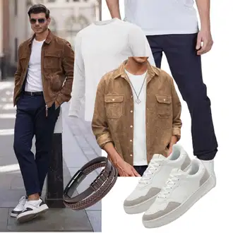 Wandern Outfit mit Unkategorisiert KEFITEVD "Freizeit Outfit"Look: Angeln, Schwimmen, Fitness, Segeln, Trekking, Jagd, Berg­steigen, Joggen, Surfen, Wandern