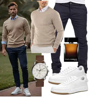 Outfit mit Blau Yazubi "Freizeit Outfit"