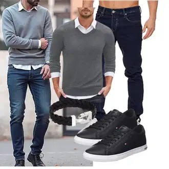 Freizeit Outfits Jeans Winter mit Unkategorisiert COOFANDY "Freizeit Outfit"