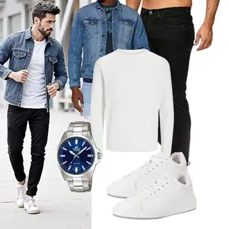 Outfit mit Schwarz Tazzio "Freizeit Outfit"