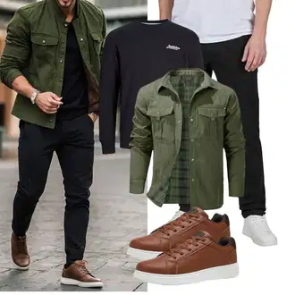 Loose fit Outfit mit Hoodie Jack & Jones "Freizeit Outfit"