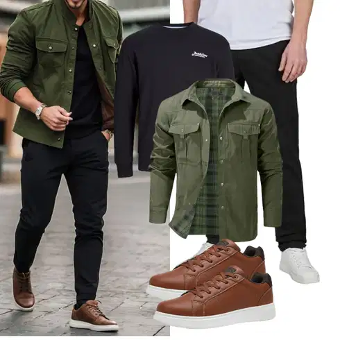 Cropped Hoodie Jack & Jones kombinieren