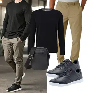 Outfit mit Blau Unkategorisiert Tommy Hilfiger "Freizeit Outfit"