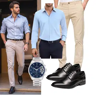Casual Geburtstag Outfit mit Unkategorisiert siliteelon "Freizeit Outfit"Look: Boyfriend, Rad, Dad, Büro, Business, Classic, Elegant, Casual, Glanz, Vatertag, Beerdigung, Bar, Konzert, Geburtstag