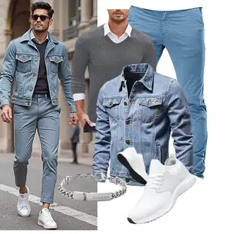 Freizeit Outfits Jeans Winter mit Unkategorisiert COOFANDY, Unkategorisiert Generic "Freizeit Outfit"