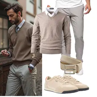 Freizeit Outfits Business Winter mit Harbrosrce "Freizeit Outfit"Look: Classic, Coole, Rap, Schick, Chill, Büro, Stil, Business, Feine