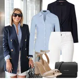 Outfity s bílými šortkami image