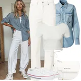 Šněrovací Zkrácené Topy Outfity image