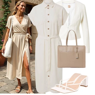 Outfit s Krémová/Bílá/Růžová/Oranžová/Hnědá Krátké Sako/Kožená Pánská Bund/Elegantní Sako/Blůzové Sako/Teplákový blejzr/Blejzrové Bund/Pletený Sako/Kožená bunda pro muže Boss "Jarní outfit"