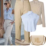 Pruhované Halenky   Móda Pro Plnoštíhlé   Outfity image