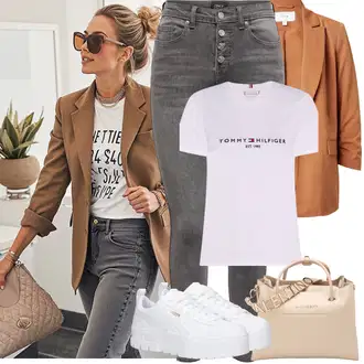 Festival Outfit sa Pink/Bijela/Ljubičasta Majica za plažu/Muške tenisice za trčanje/Ležerna majica/Otmjena majica/Funkcionalna majica/Print majica/Majica kratkih rukava/Majica s printom/Top za plažu "Jarní outfit"Look: Škola, Festival, Rave, Koncer