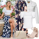 Letní outfity s maxi sukněmi image