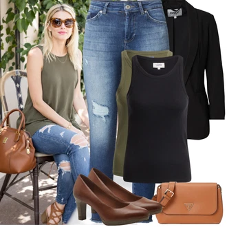 Dlouhé Outfit s Černá Krátké Sako/Kožená bunda pro muže/Pletený Sako/Blejzrové Bund/Kožená Pánská Bund/Dlouhý Sako/Boyfriend Sako/Oversize Sako/Smokingové sako/Teplákový blejzr/Kožená bunda/Elegantní Sako/Blůzové Sako Only "Jarní outfit"