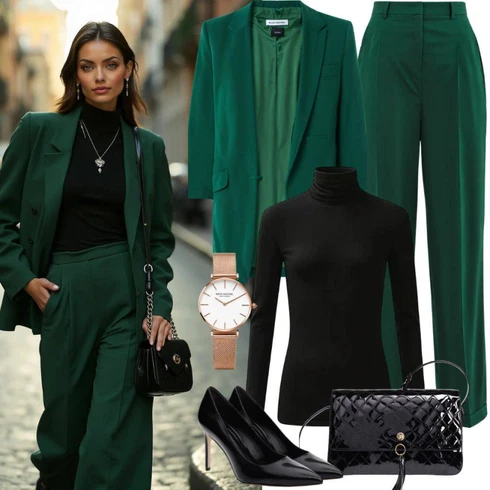 Kombinace Zelená/Světle Zelená Úzká Kalhoty/Skinny Kalhoty/Bengaline Kalhoty/Kalhoty s Vysokým Pasem/Mušelínové Kalhoty/Obleková Kalhoty/Business Kalhoty/Kalhoty se Štěrbinou/Twillová Kalhoty/Navlékací Kalhoty/Rovná Kalhoty/Strečová Kalhoty VERO MODA