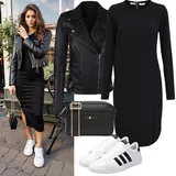 Zimska Pletena Obleka outfiti za dame image