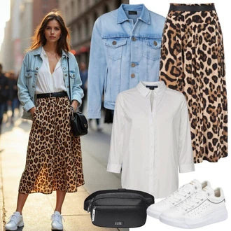 Zabava outfit mit Črna Torba za boke Helly Hansen "Odličen videz za pomlad"Look: Pogreb, Bar, Zabava, Bazen, Pop koncert, Pustovanje, Ibiza