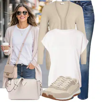 Outfit sa Plava Hlača Velika Veličina LTB "Moderan look za slobodno vrijeme"